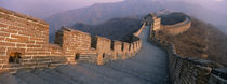 High angle view of the Great Wall Of China, Mutianyu, China von Panoramic Images