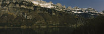 Lake on mountainside, Lake Walensee, Zurich, Canton Of Zurich, Switzerland by Panoramic Images