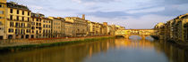 Panorama Print - Brücke über dem Arno, Florenz, Toskana, Italien, von Panoramic Images