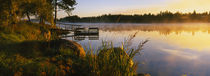 Reflection of sunlight in water, Vuoksi River, Imatra, Finland von Panoramic Images