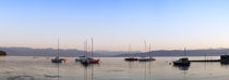 Boats in a lake, Lake Constance, Wasserburg am Bodensee, Bavaria, Germany von Panoramic Images