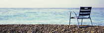  Vacant Chair On The Beach, Nice, Cote De Azur, France von Panoramic Images