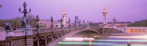 Panorama Print - Brücke über die Seine, Paris, Frankreich von Panoramic Images