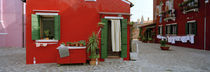 Facade of a house, Burano, Venice, Veneto, Italy von Panoramic Images