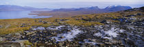 Lake on a landscape, Njulla, Lake Torne, Lapland, Sweden von Panoramic Images