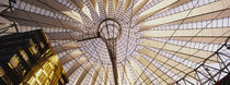 Low angle view of the roof of a building, Sony Center, Berlin, Germany von Panoramic Images