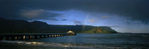 Rainbow over the sea, Hanalei, Kauai, Hawaii, USA von Panoramic Images