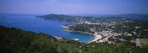 High angle view of a bay, Llafranc, Costa Brava, Spain von Panoramic Images