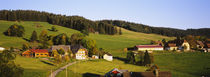High Angle View Of A Village, Schwarzwald, Baden-Württemberg, Germany von Panoramic Images