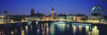  Houses Of Parliament, Thames River, London, England von Panoramic Images