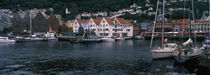 Buildings at the waterfront, Bergen, Norway von Panoramic Images