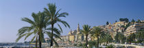 Building On The Waterfront, Menton, France von Panoramic Images