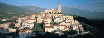 High angle view of a town, Goriano Sicoli, L'Aquila Province, Abruzzo, Italy by Panoramic Images