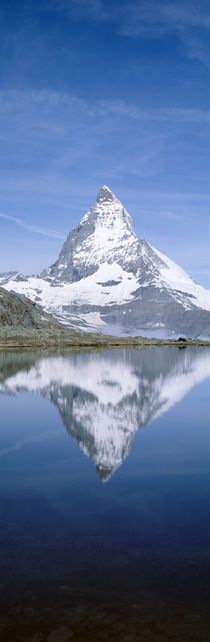 Lake, Mountains, Matterhorn, Zermatt, Switzerland by Panoramic Images