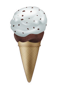 Ice cream cone by William Rossin