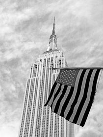 Flagge und Empire State Building von buellom