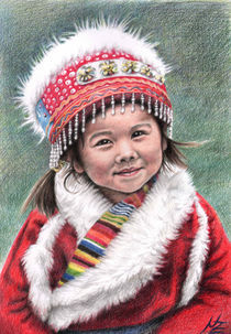 Tibetan Girl by Nicole Zeug
