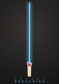 Proper breathing ( lightsaber ) by Vytis Vasiliunas