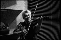 Violin player. Madrid, 2010. by Maria Luros