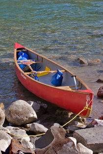 Red Canoe by Louise Heusinkveld