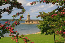 Normanton Church, Rutland Water in late spring by Louise Heusinkveld