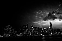 New York City Lightning  by Mite Kuzevski