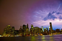 New York City Lightning von Mite Kuzevski