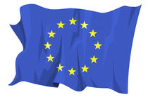 European community flag by William Rossin