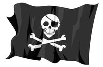 Jolly Roger - Pirates flag by William Rossin