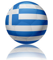 Greece flag ball von William Rossin
