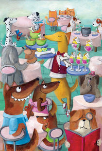 Dogs Cafe von Monika Suska