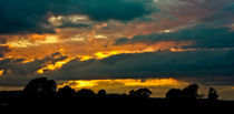 Sunset over Stirlingshire, Scotland by Buster Brown Photography
