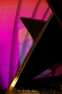 Sydney Opera House Sails at Vivid Sydney by Tim Leavy
