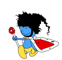 Afro Smurf by David  Fernandes