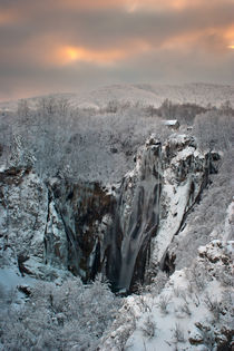 Winter at Plitvice lakes by Ivan Coric