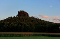 Gipfel im Abend-und Mondlicht by Wolfgang Dufner