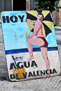 Reklameschild 50er - Valencia von captainsilva