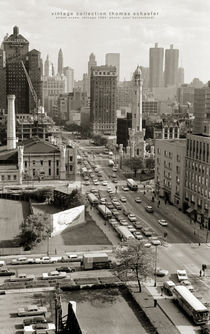 Chicago, Street scene 1964 von Thomas Schaefer