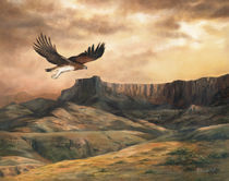 Eagle at sunset von Andre Olwage