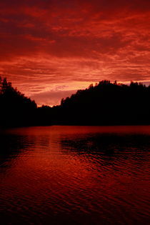 Sonnenuntergang Norwegen von Christine Bässler