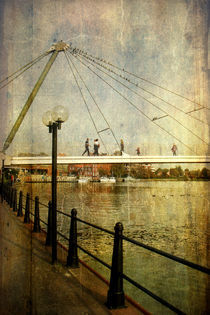 Die Nesse-Brücke in Leer by Mathias May