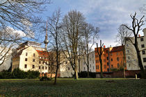 Stadtlandschaft mit Fernsehturm von captainsilva