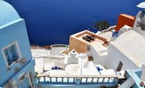 Beautiful View from Santorini Oia von Katerina Vorvi