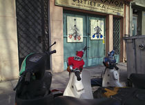 Three scooters