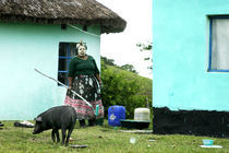 Traditional African woman by Wiebke Wilting