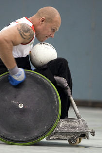 wheelchair rugby, quad rugby von Wiebke Wilting