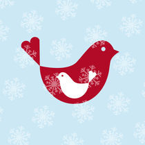 christmas bird by thomasdesign