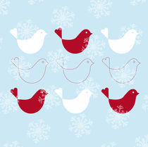 christmas birds by thomasdesign