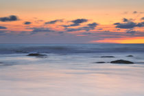 Caspian sea after sunset by Elmar Akhmetov