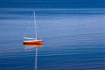 Red Sailboa, Cape Cod, USA by John Greim